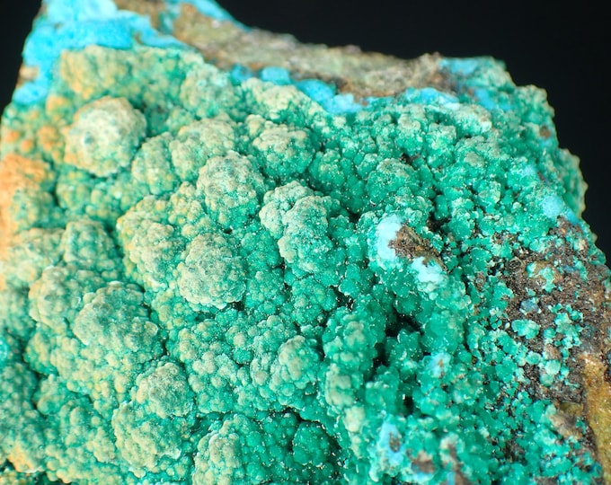 BROCHANTITE with chrysocolla 7,5 x 5,0 x 4,5 cm from CHILE