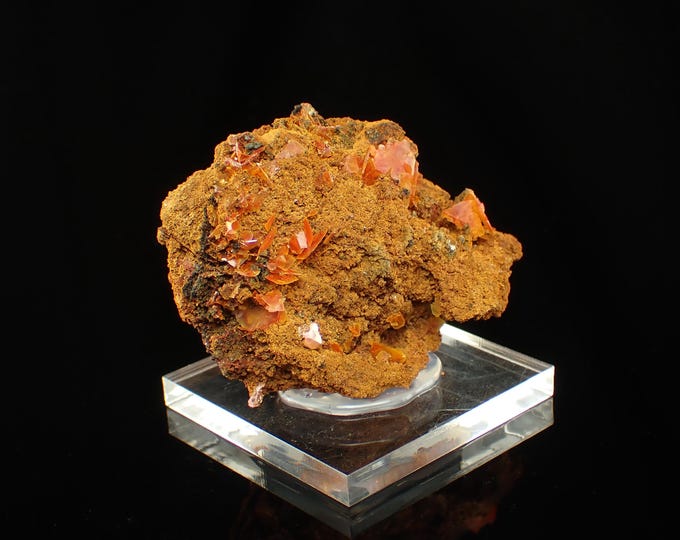 WULFENITE crystals 6,7 x 4,5 x 3,0 cm CHINA 12799