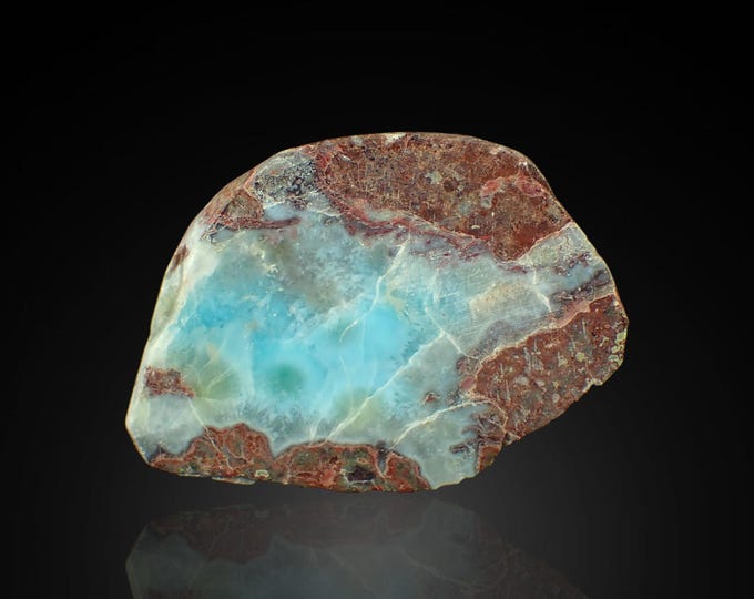 LARIMAR polished slice 4,7 x 3,3 x 2,0 cm DOMINICANA 13143
