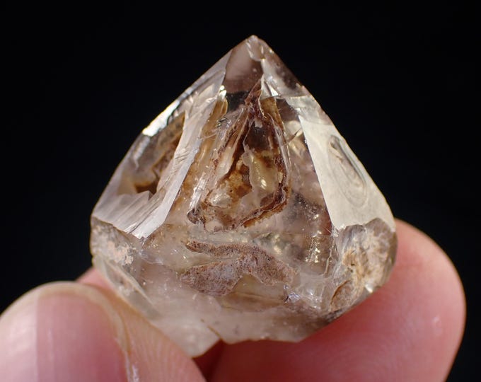Gem Clear Window Quartz Crystal - 2,8 x 2,5 x 1,8 cm - Neuschwaben Farm, Namibia