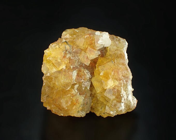 FLUORITE fluorescent crystals 7,0 x 6,5 x 4,5 cm SPAIN 12730