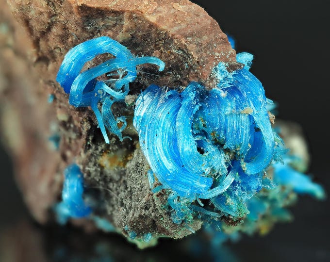 CHALCANTHITE natural crystals - Planet mine, U.S.