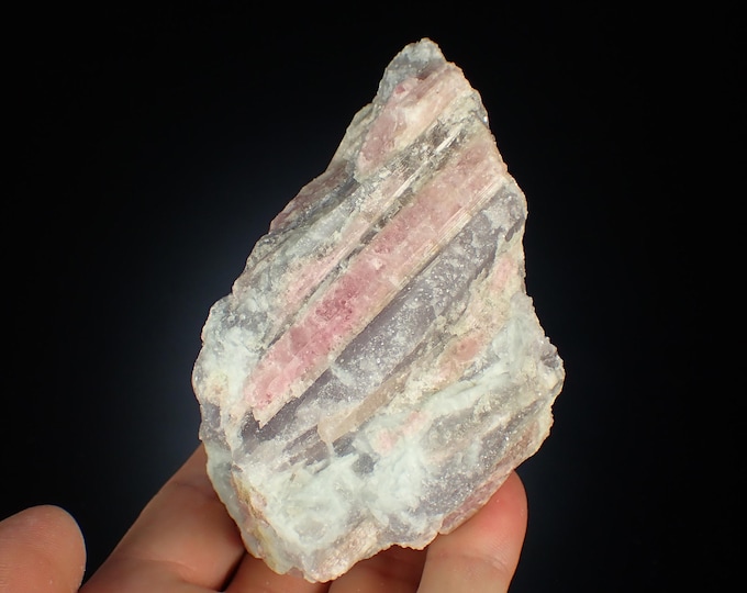 tourmaline var RUBELITE crystals 9,5 x 6,0 x 5,7 cm BRAZIL