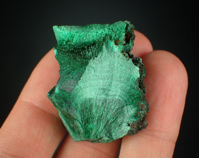 MALACHITE velvet crystals from DR CONGO 1112N