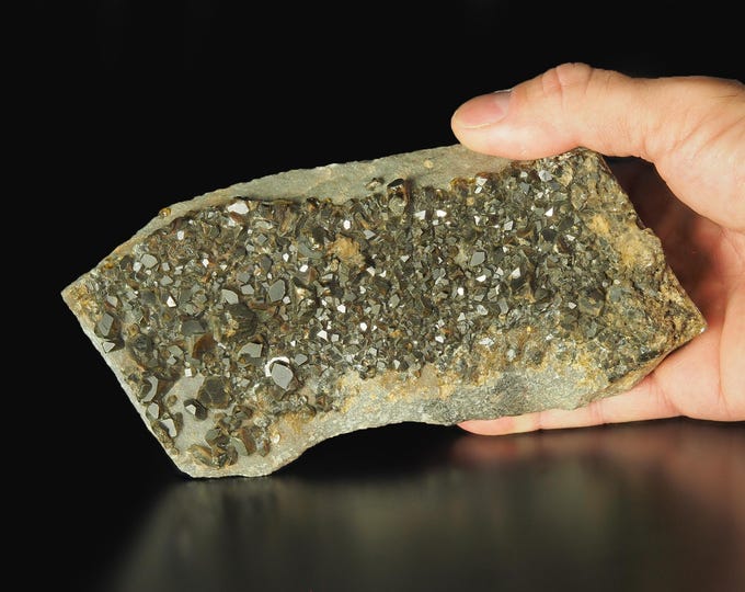 Baryte Crystals on Matrix 15,0 x 7,0 x 3,5 cm Czech Republic