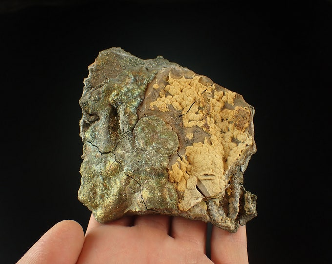 MARCASITE iridescent specimen from Olkusz mine, POLAND 1068N
