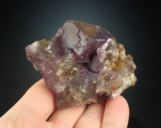 FLUORITE stepped crystals from MEXICO 1200N