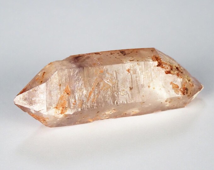 QUARTZ with hematite 4,7 x 1,4 x 1,3 cm - Orange River SOUTH AFRICA