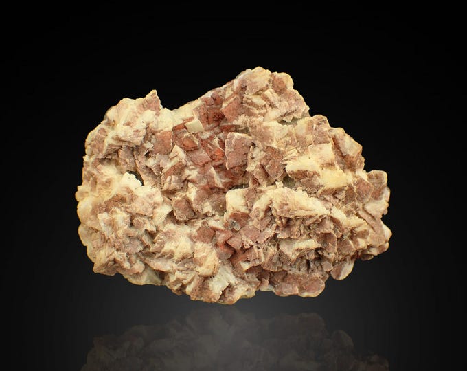DOLOMITE on green fluorite 5,7 x 4,2 x 2,7 cm GERMANY 13303