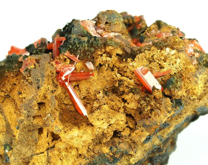 CROCOITE crystals 4,4 x 2,3 x 2,0 cm from AUSTRALIA 12605