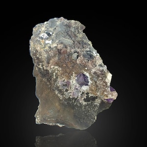 fluorescent FLUORITE crystals 7,0 x 4,6 x 1,5 cm Mexico 11933