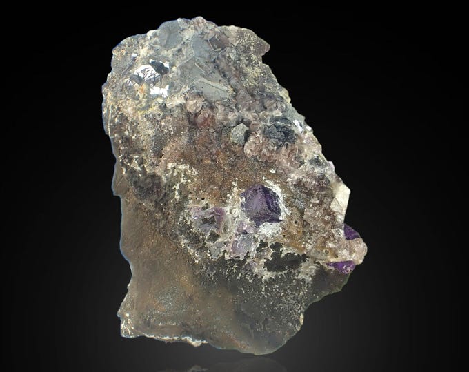 fluorescent FLUORITE crystals 7,0 x 4,6 x 1,5 cm Mexico 11933