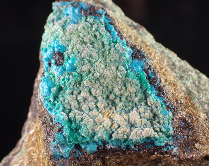 CHRYSOCOLLA with brochantite 6,5 x 5,5 x 3,0 cm from CHILE