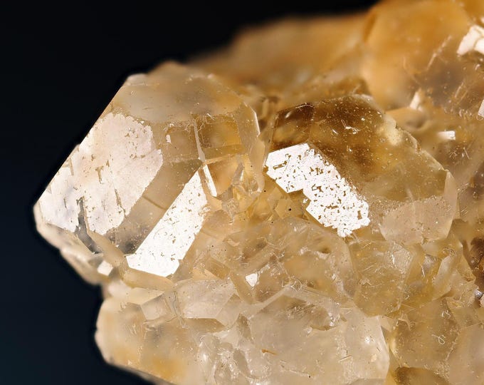 FLUORITE transparent crystals 4,3 x 3,2 x 1,8 cm RUSSIA