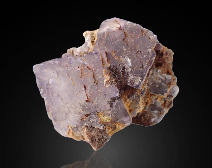 FLUORITE fluorescent crystals 8,0 x 5,0 x 4,0 cm Mexico 10642