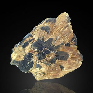 RUTILE on hematite crystals 2,8 x 2,3 x 0,5 cm BRAZIL 11553