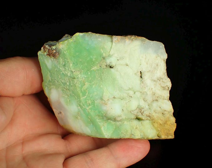 PRASOPAL rough vein 9,0 x 7,0 x 5,5 cm POLAND