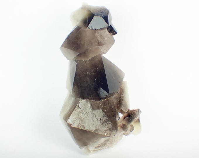 SMOKY QUARTZ crystal cluster 9,0 x 4,3 x 3,7 cm U.S.