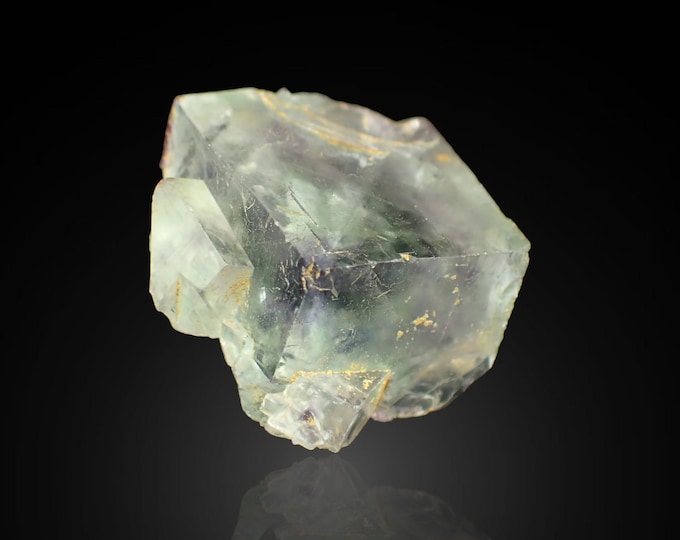 FLUORITE crystal cluster 1,3 x 1,2 x 1,0 cm MONGOLIA 13299