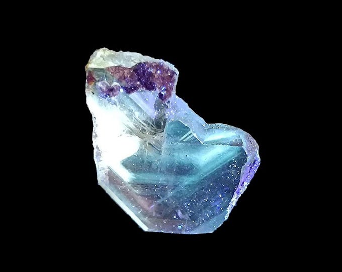 FLUORESCENT set of 4 specimens 6,3 x 4,5 x 3,0 cm *13572