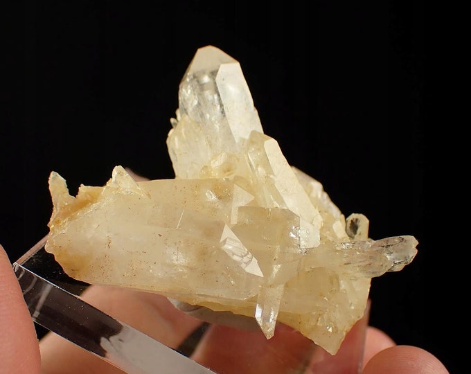 alpine QUARTZ crystal cluster from FRANCE 409