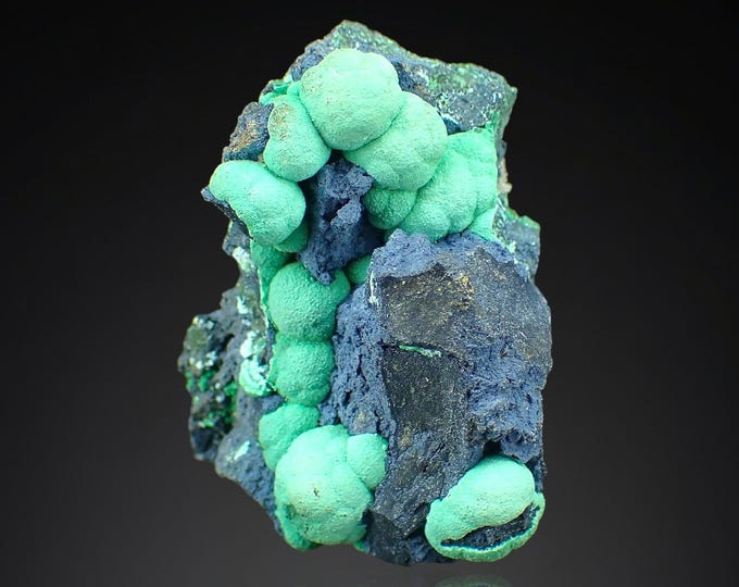 MALACHITE crystals 3,4 x 2,5 x 2,2 cm Planet mine, U.S.