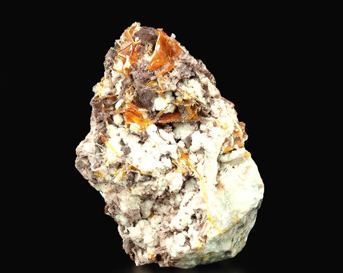 WULFENITE 4,5 x 3,5 x 2,2 cm from Rowley mine, U.S. 12185