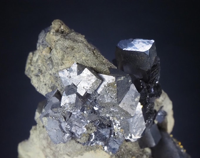 GALENA crystals 3,5 x 3,4 x 2,0 cm from Sweetwater mine, U.S.