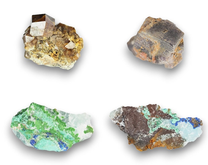 Set of 4 specimens 4,5 x 2,3 x 0,8 cm GREECE