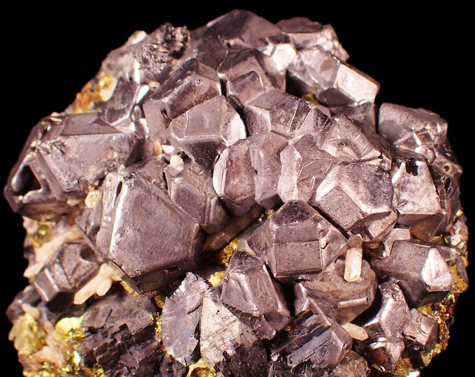 GALENA with quartz crystals 6,0 x 5,2 x 2,3 cm RUSSIA