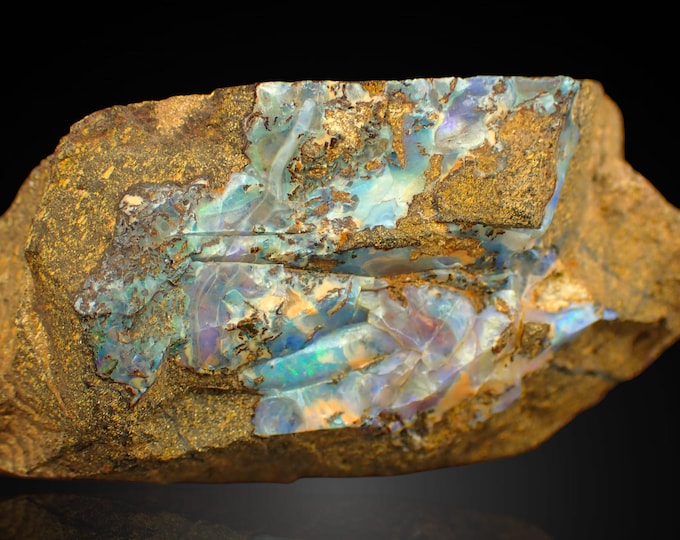 BOULDER OPAL rough 6,0 x 2,2 x 2,1 cm AUSTRALIA
