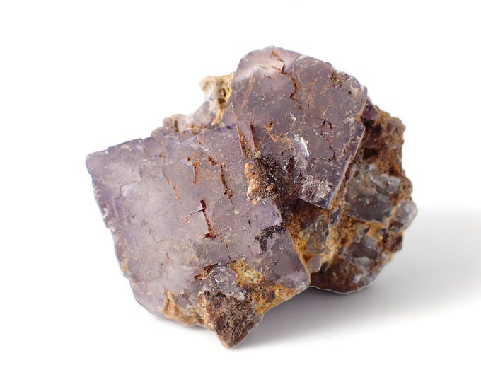 FLUORITE fluorescent crystals 8,0 x 5,0 x 4,0 cm Mexico 10642
