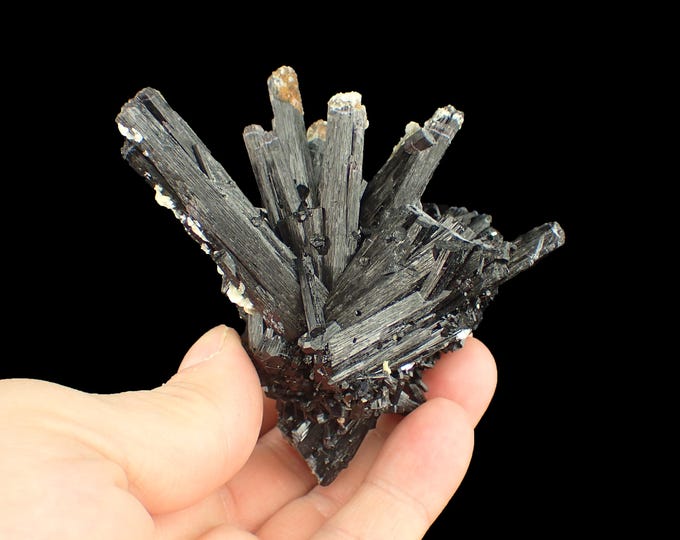TOURMALINE with UV Hyalite 8,6 x 7,0 x 4,7 cm NAMIBIA 12727