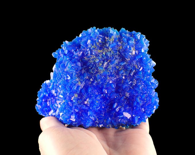 CHALCANTHITE crystal cluster 13,0 x 9,0 x 6,5 cm POLAND