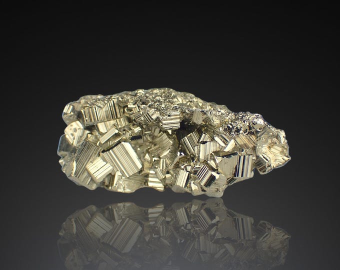 cocada PYRITE crystal cluster 6,0 x 3,0 x 2,6 cm from PERU 12991