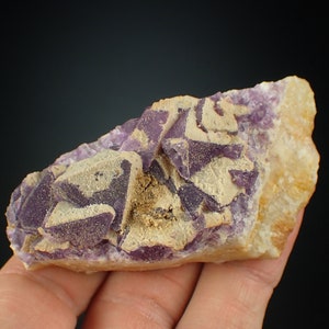 Cristalli viola FLUORITE dal MESSICO 1196N