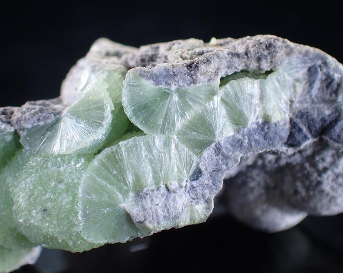 WAVELLITE Crystals on Matrix 3,5 x 1,5 x 1,3 cm - Mauldin Mt., USA