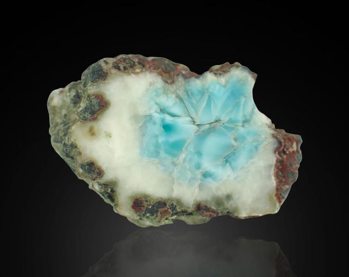 LARIMAR polished slice 4,5 x 2,8 x 1,5 cm DOMINICANA 13408