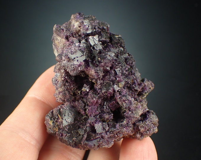 FLUORITE stepped crystals from MEXICO 1199N