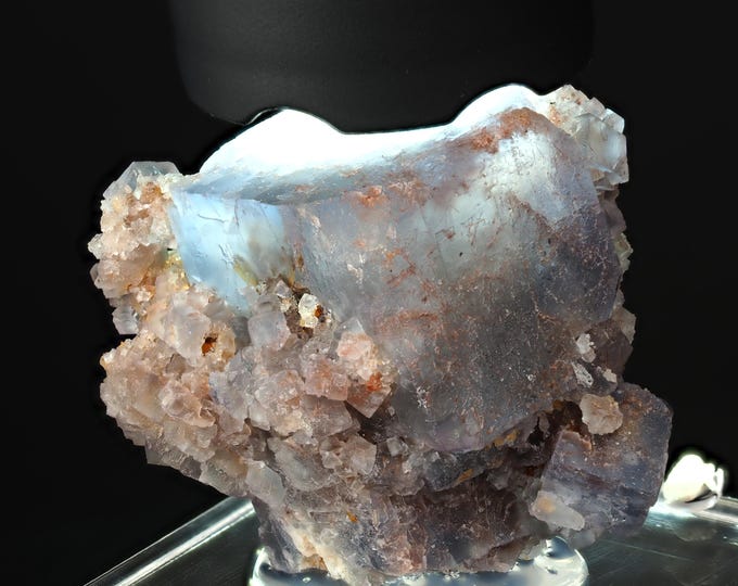 fluorescent FLUORITE 4,0 x 3,5 x 3,3 cm GERMANY 12424