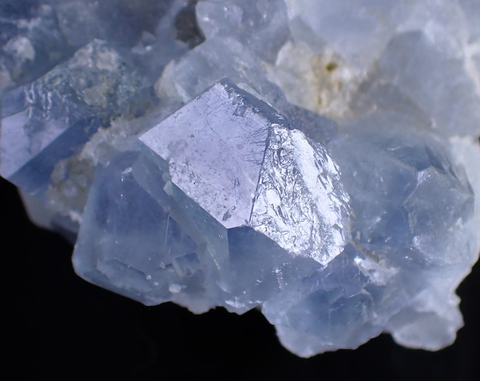 CELESTINE Crystal Cluster 3,5 x 3,3 x 2,9 cm AFGHANISTAN