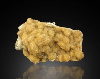 Fluorescerende barietkristalcluster, mineraal exemplaar Polen