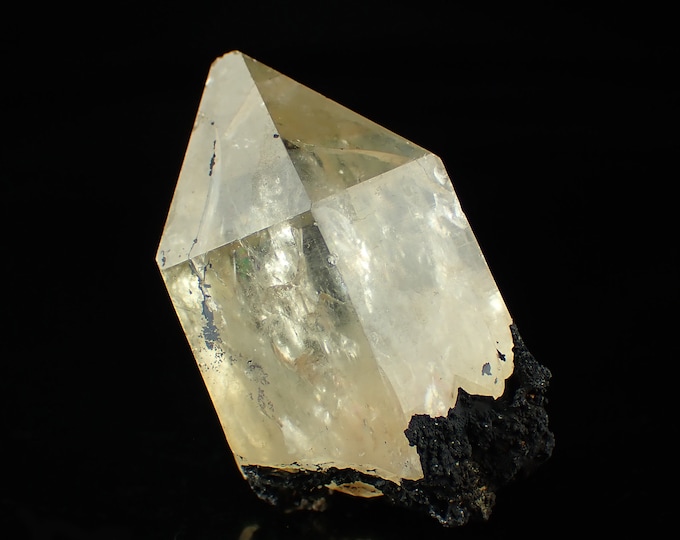 QUARTZ var CITRINE natural crystal from CONGO 10997