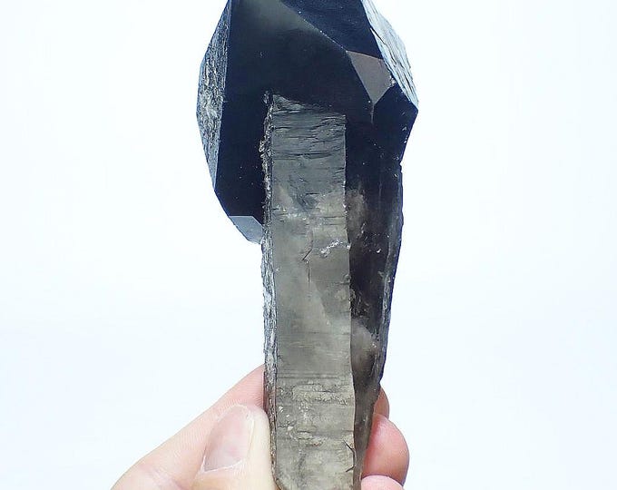 SMOKY QUARTZ capped crystal 11,5 x 6,0 x 5,5 cm BRAZIL