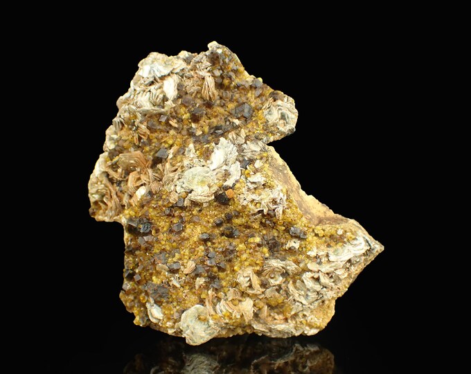 GARNET var GROSSULAR crystals 6,6 x 4,5 x 1,1 cm MALI 12906
