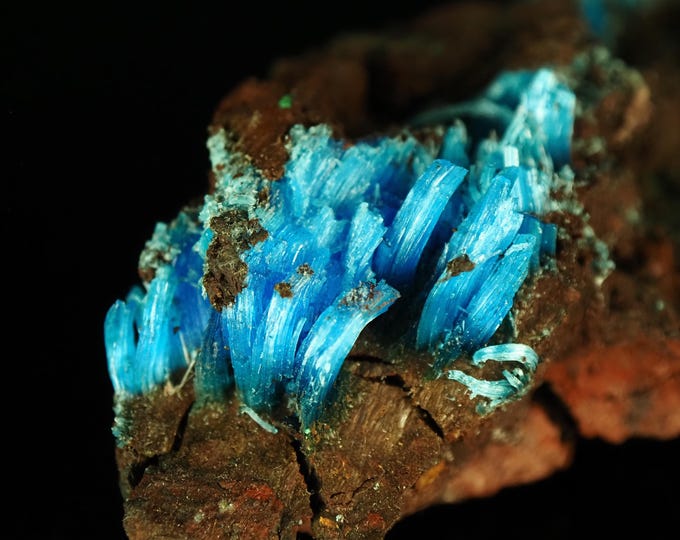 CHALCANTHITE natural crystals 7,5 x 4,3 x 2,5 cm Planet mine, U.S.