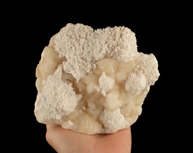 Large Mordenite with Stilbite Crystal Cluster – 14.0 x 13.0 x 8.5 cm – India *11882
