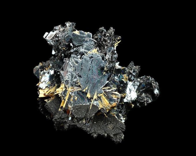 RUTILE on hematite crystals 2,8 x 2,0 x 1,7 cm BRAZIL