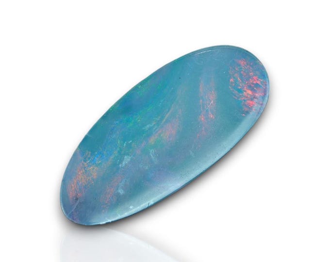 OPAL doublet cabochon 1,0 x 0,5 x 0,1 cm from AUSTRALIA