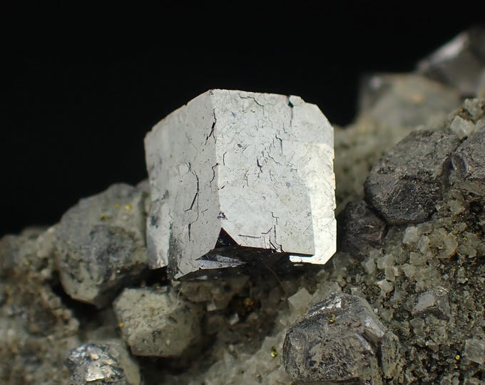 GALENA crystals on matrix 5,5 x 4,5 x 3,0 cm U.S. 12943
